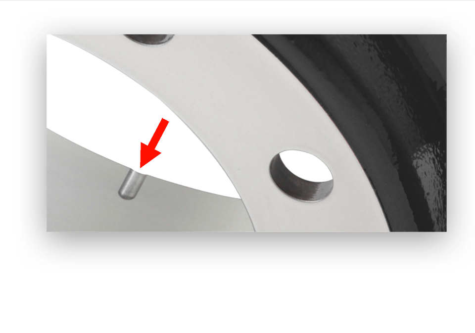 brake drum wear indicator